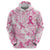 Breast Cancer Awareness Pink Ribbon Hoodie Tie Dye Style - Wonder Print Shop