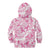Breast Cancer Awareness Pink Ribbon Kid Hoodie Tie Dye Style - Wonder Print Shop
