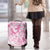 Breast Cancer Awareness Pink Ribbon Luggage Cover Tie Dye Style - Wonder Print Shop