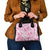 Breast Cancer Awareness Pink Ribbon Shoulder Handbag Tie Dye Style - Wonder Print Shop