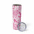 Breast Cancer Awareness Pink Ribbon Skinny Tumbler Tie Dye Style - Wonder Print Shop