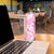 Breast Cancer Awareness Pink Ribbon Skinny Tumbler Tie Dye Style - Wonder Print Shop