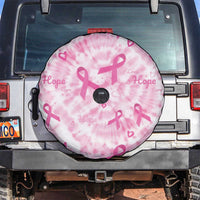 Breast Cancer Awareness Pink Ribbon Spare Tire Cover Tie Dye Style - Wonder Print Shop
