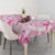Breast Cancer Awareness Pink Ribbon Tablecloth Tie Dye Style - Wonder Print Shop