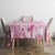Breast Cancer Awareness Pink Ribbon Tablecloth Tie Dye Style - Wonder Print Shop