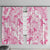 Breast Cancer Awareness Pink Ribbon Window Curtain Tie Dye Style - Wonder Print Shop