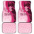 Breast Cancer Awareness Car Mats Party Like A Survivor - Pink African Pattern - Wonder Print Shop