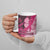 Breast Cancer Awareness Ceramic Mug Party Like A Survivor - Pink African Pattern - Wonder Print Shop