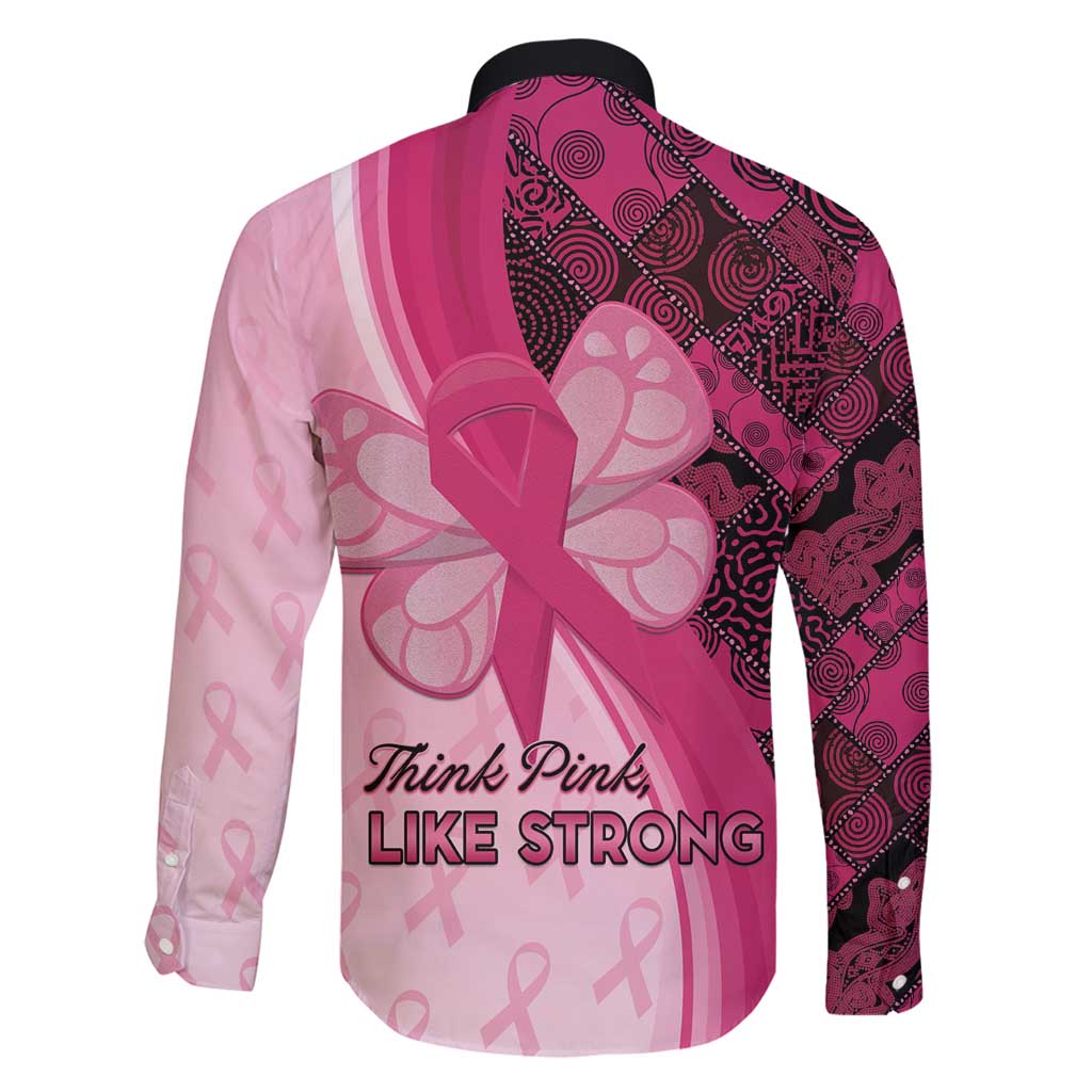 Breast Cancer Awareness Family Matching Summer Maxi Dress and Hawaiian Shirt Party Like A Survivor - Pink African Pattern - Wonder Print Shop