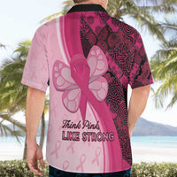 Breast Cancer Awareness Hawaiian Shirt Party Like A Survivor - Pink African Pattern - Wonder Print Shop