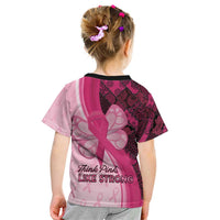 Breast Cancer Awareness Kid T Shirt Party Like A Survivor - Pink African Pattern - Wonder Print Shop