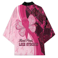 Breast Cancer Awareness Kimono Party Like A Survivor - Pink African Pattern - Wonder Print Shop