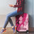 Breast Cancer Awareness Luggage Cover Party Like A Survivor - Pink African Pattern - Wonder Print Shop