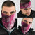 Breast Cancer Awareness Neck Gaiter Party Like A Survivor - Pink African Pattern - Wonder Print Shop