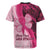 Breast Cancer Awareness Rugby Jersey Party Like A Survivor - Pink African Pattern - Wonder Print Shop