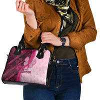 Breast Cancer Awareness Shoulder Handbag Party Like A Survivor - Pink African Pattern - Wonder Print Shop