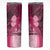 Breast Cancer Awareness Skinny Tumbler Party Like A Survivor - Pink African Pattern - Wonder Print Shop