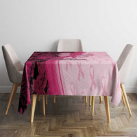 Breast Cancer Awareness Tablecloth Party Like A Survivor - Pink African Pattern - Wonder Print Shop