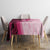 Breast Cancer Awareness Tablecloth Party Like A Survivor - Pink African Pattern - Wonder Print Shop
