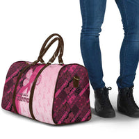 Breast Cancer Awareness Travel Bag Party Like A Survivor - Pink African Pattern - Wonder Print Shop