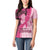 Breast Cancer Awareness Women Polo Shirt Party Like A Survivor - Pink African Pattern - Wonder Print Shop