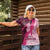 Breast Cancer Awareness Women Polo Shirt Party Like A Survivor - Pink African Pattern - Wonder Print Shop