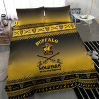 Buffalo Soldiers Christmas Bedding Set 9th Cavalry Regiment - Wonder Print Shop