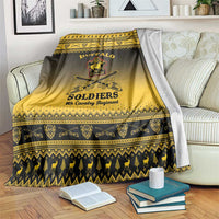 Buffalo Soldiers Christmas Blanket 9th Cavalry Regiment - Wonder Print Shop