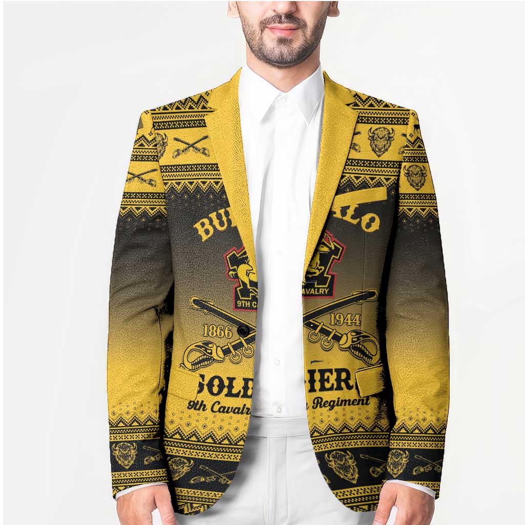 Buffalo Soldiers Christmas Blazer 9th Cavalry Regiment - Wonder Print Shop