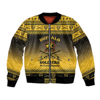 Buffalo Soldiers Christmas Bomber Jacket 9th Cavalry Regiment - Wonder Print Shop