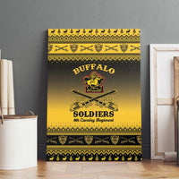 Buffalo Soldiers Christmas Canvas Wall Art 9th Cavalry Regiment - Wonder Print Shop