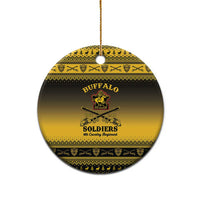 Buffalo Soldiers Christmas Ceramic Ornament 9th Cavalry Regiment - Wonder Print Shop