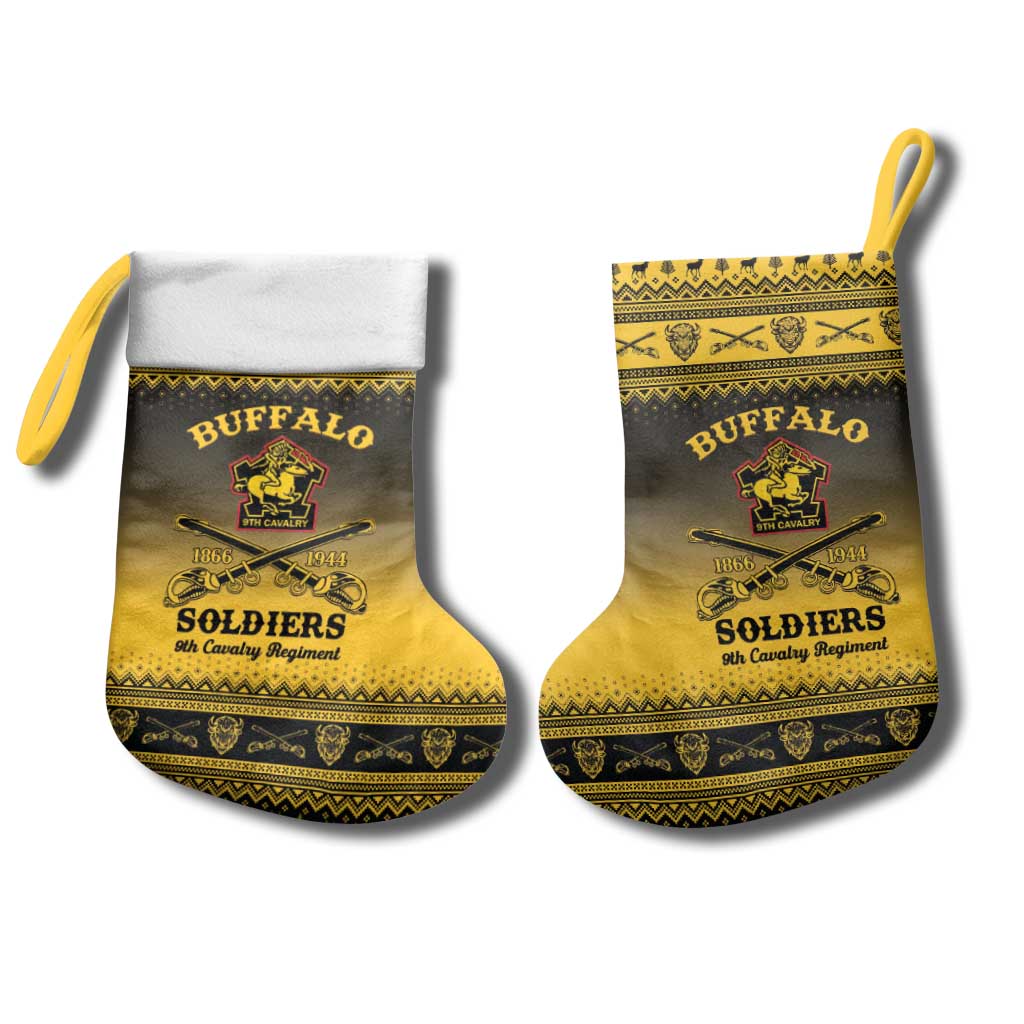 Buffalo Soldiers Christmas Stocking 9th Cavalry Regiment - Wonder Print Shop
