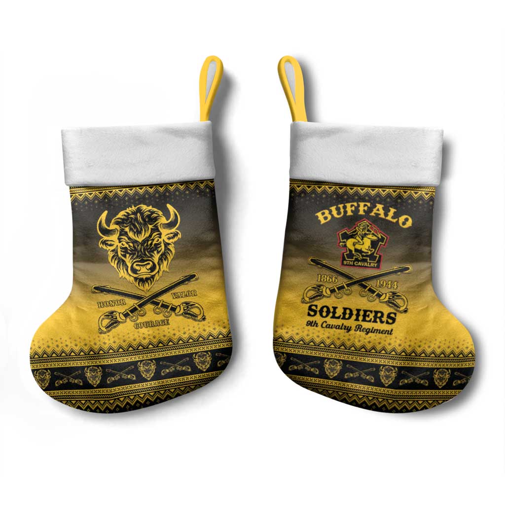 Buffalo Soldiers Christmas Stocking 9th Cavalry Regiment - Wonder Print Shop