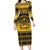 Buffalo Soldiers Christmas Family Matching Long Sleeve Bodycon Dress and Hawaiian Shirt 9th Cavalry Regiment - Wonder Print Shop