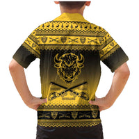 Buffalo Soldiers Christmas Family Matching Mermaid Dress and Hawaiian Shirt 9th Cavalry Regiment - Wonder Print Shop