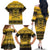 Buffalo Soldiers Christmas Family Matching Off The Shoulder Long Sleeve Dress and Hawaiian Shirt 9th Cavalry Regiment - Wonder Print Shop