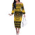 Buffalo Soldiers Christmas Family Matching Off The Shoulder Long Sleeve Dress and Hawaiian Shirt 9th Cavalry Regiment - Wonder Print Shop