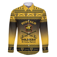 Buffalo Soldiers Christmas Family Matching Puletasi and Hawaiian Shirt 9th Cavalry Regiment - Wonder Print Shop