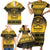 Buffalo Soldiers Christmas Family Matching Short Sleeve Bodycon Dress and Hawaiian Shirt 9th Cavalry Regiment - Wonder Print Shop