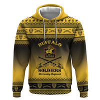 Buffalo Soldiers Christmas Hoodie 9th Cavalry Regiment - Wonder Print Shop