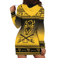 Buffalo Soldiers Christmas Hoodie Dress 9th Cavalry Regiment - Wonder Print Shop