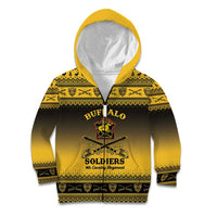 Buffalo Soldiers Christmas Kid Hoodie 9th Cavalry Regiment - Wonder Print Shop