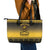 Buffalo Soldiers Christmas Leather Tote Bag 9th Cavalry Regiment - Wonder Print Shop
