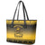 Buffalo Soldiers Christmas Leather Tote Bag 9th Cavalry Regiment - Wonder Print Shop