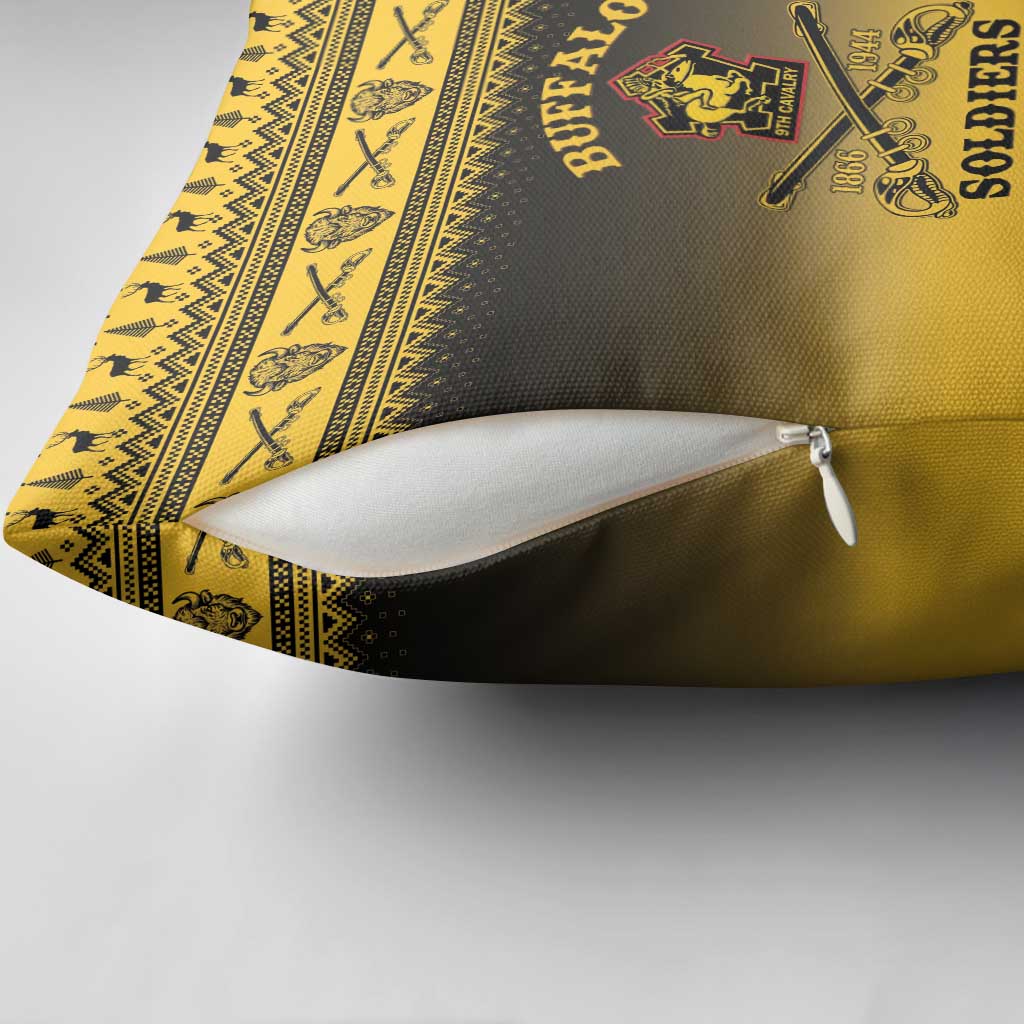 Buffalo Soldiers Christmas Pillow Cover 9th Cavalry Regiment - Wonder Print Shop