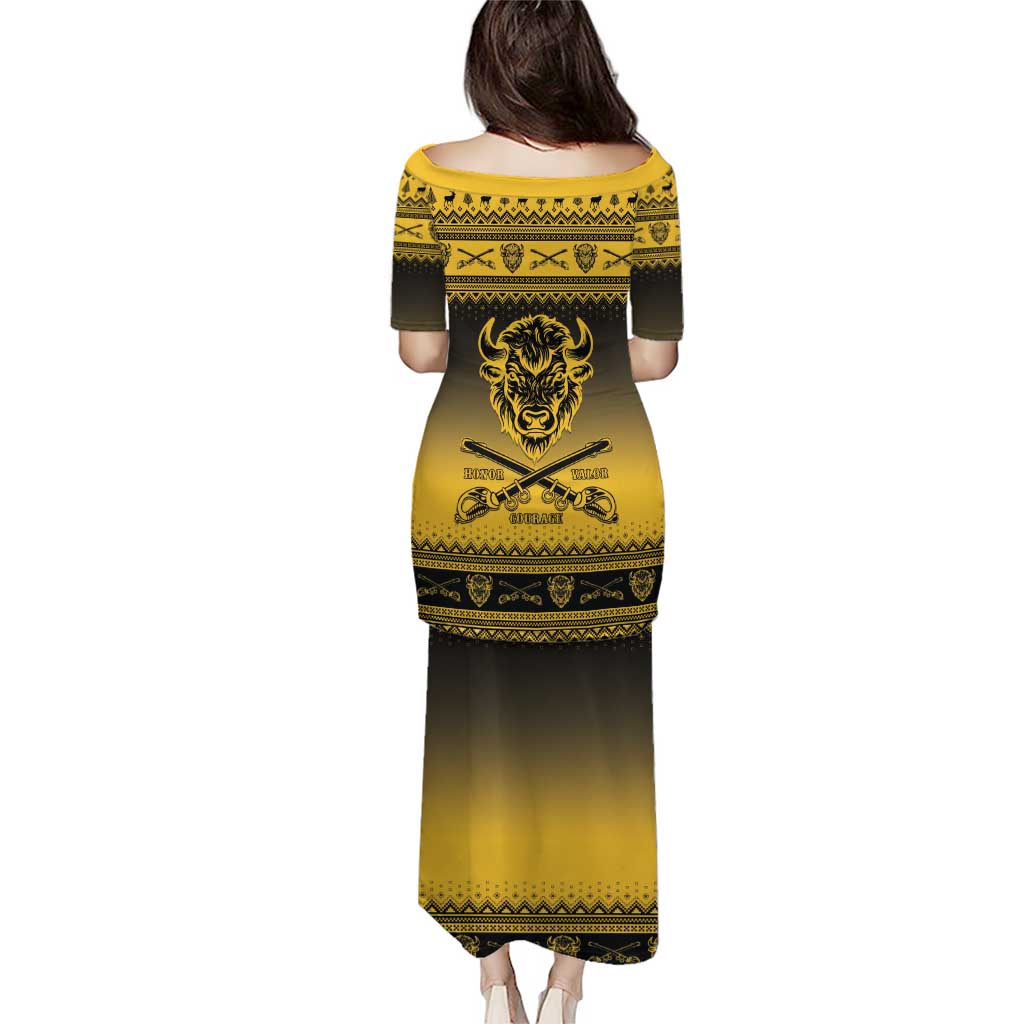 Buffalo Soldiers Christmas Puletasi 9th Cavalry Regiment - Wonder Print Shop