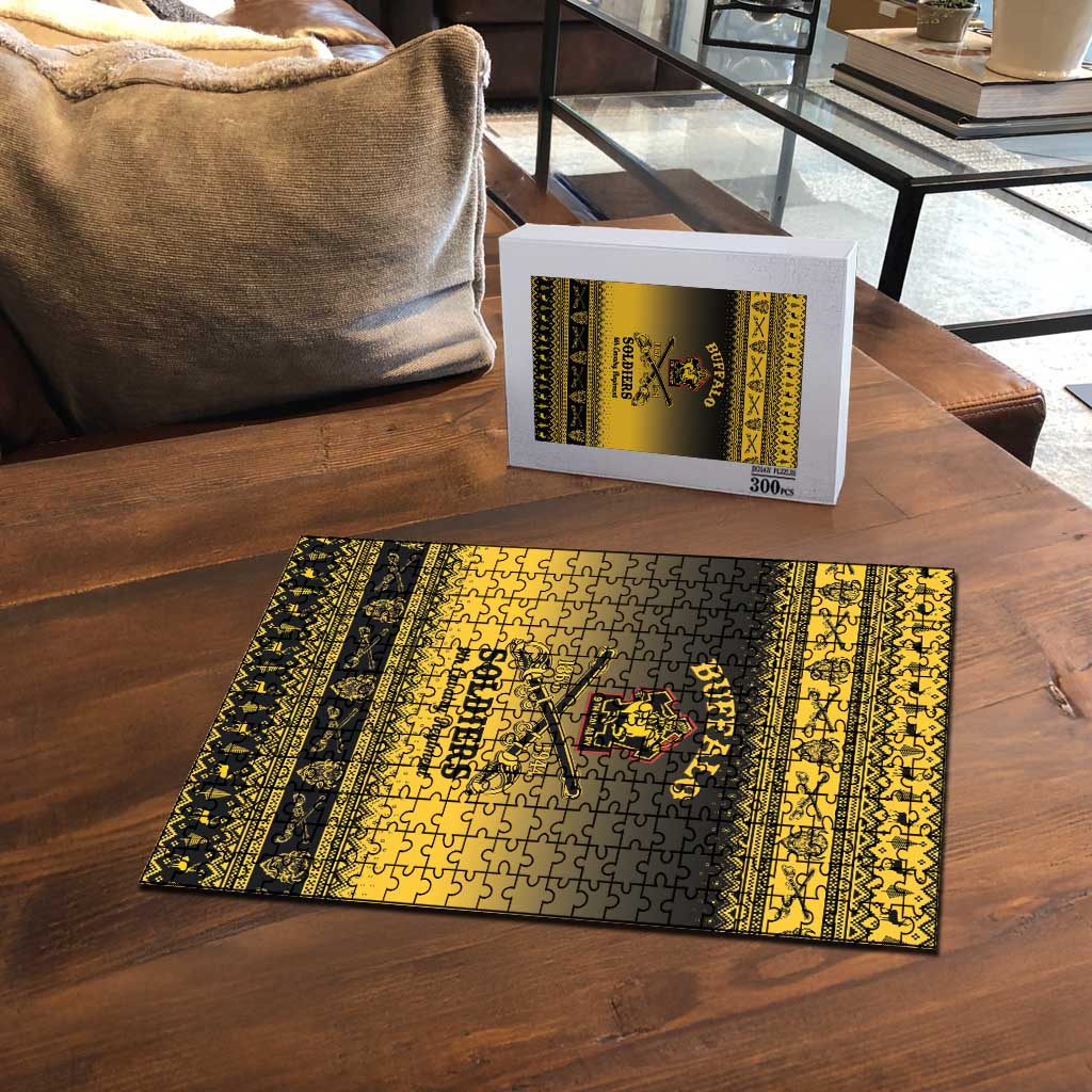 Buffalo Soldiers Christmas Puzzle 9th Cavalry Regiment - Wonder Print Shop