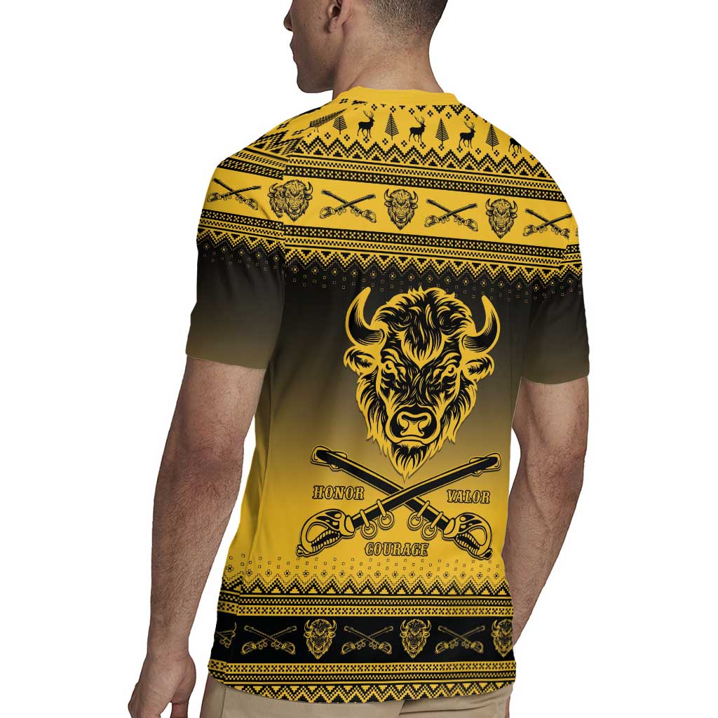 Buffalo Soldiers Christmas Rugby Jersey 9th Cavalry Regiment - Wonder Print Shop