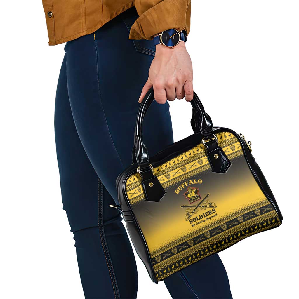Buffalo Soldiers Christmas Shoulder Handbag 9th Cavalry Regiment - Wonder Print Shop